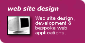 Web site design, development and bespoke web applications